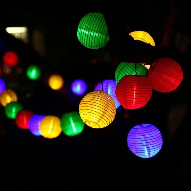 

Christmas Lantern Solar Led Light Garland Street Merry Christmas Home Decoration Christmas Ornaments New Year 2022 Decor Navidad
