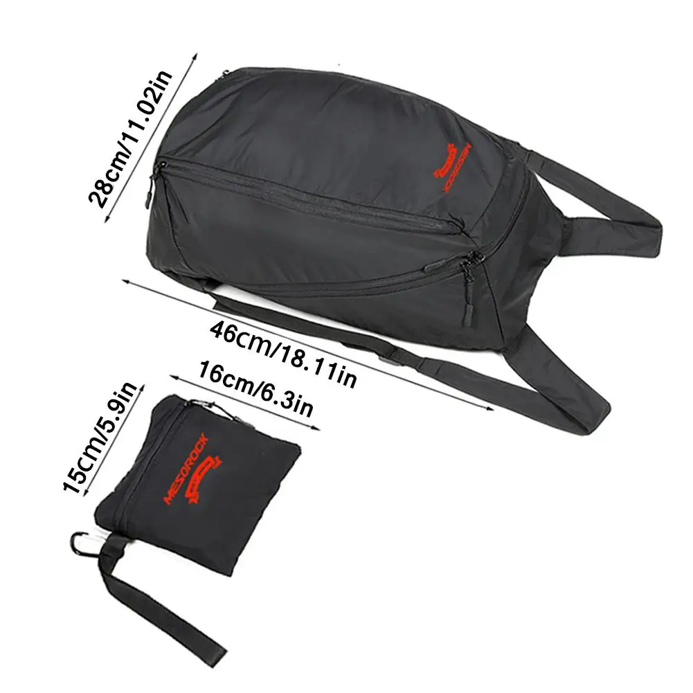 

20-28L Motorcycle Backpack Waterproof Expandable Large Capacity Laptop Helmet Storage Bag for Outdoor Sports Riding