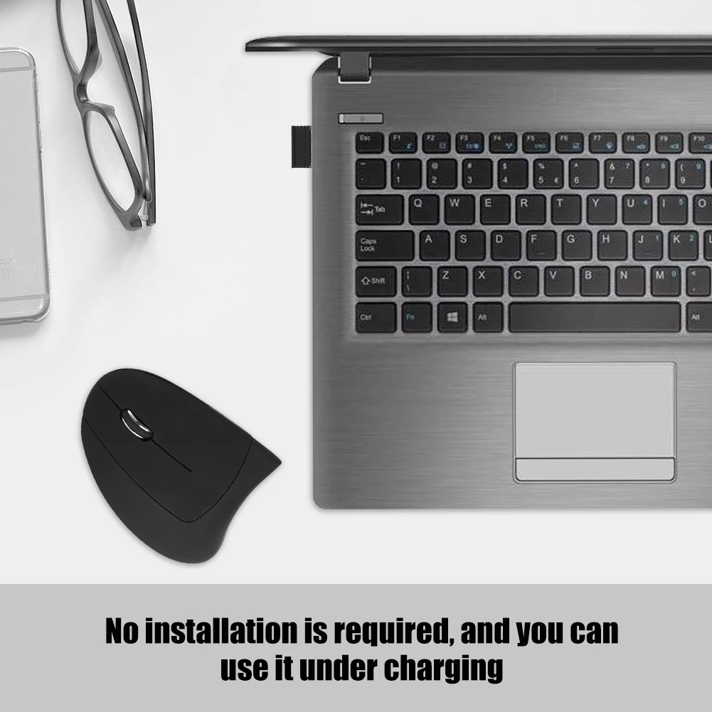 

The Fifth Generation Of Charging Left Hand Mouse Wireless Charging Mouse Ergonomic Vertical Mouse Left Hand Optical For Laptop