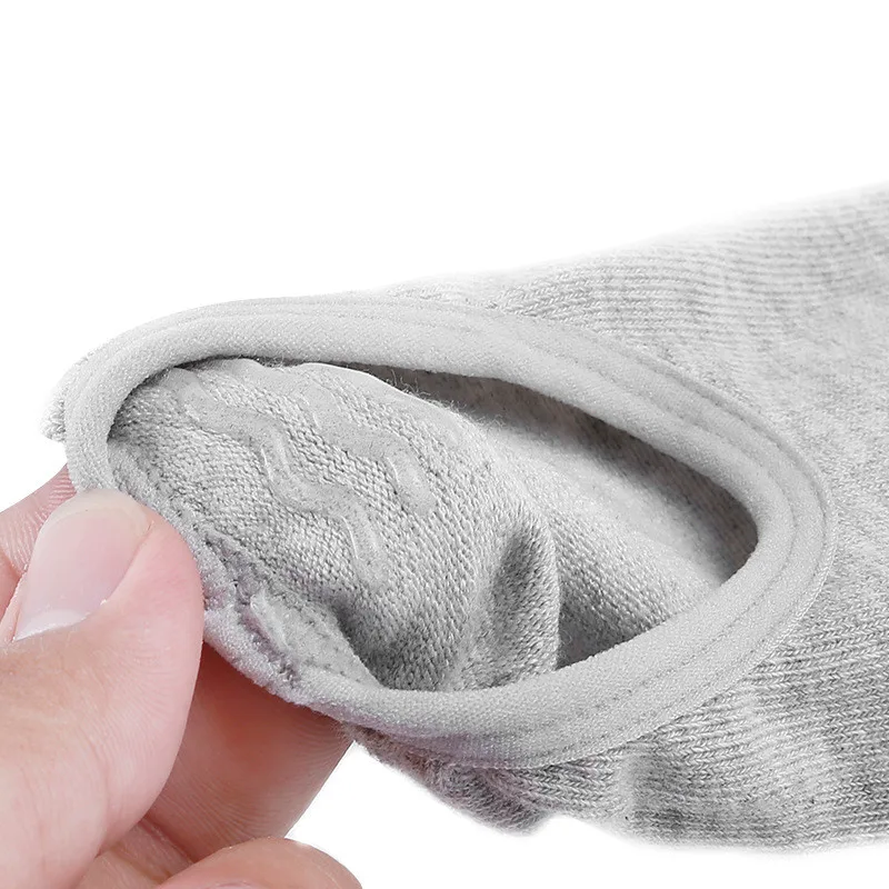 Качественные мужские весенне летние хлопковые носки с пальцами дышащие