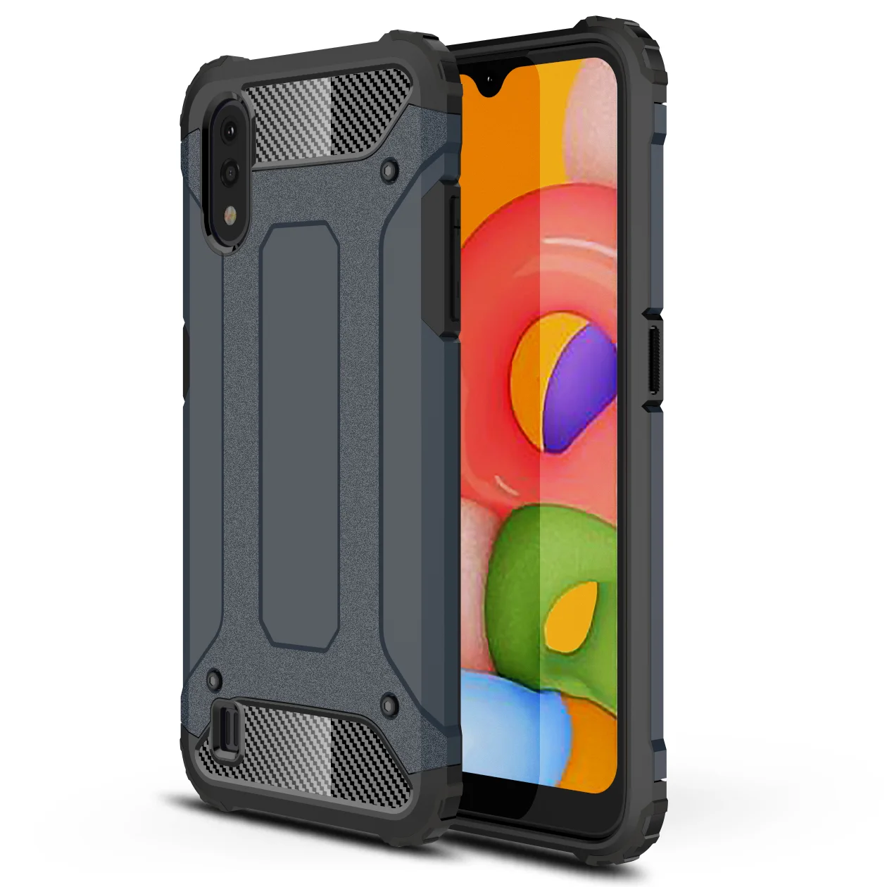 

Phone Case For Samsung Galaxy A10S A20S A70S A90S A40S A02S A01 A02 Metallic Paint PC Anti-Fall Protector Shockproof Armor Cover