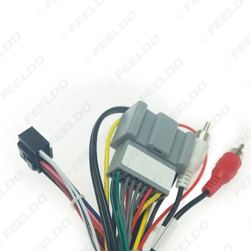 Автомобильный аудио CD/DVD плеер FEELDO 16PIN Android кабель питания адаптер для Land Rover Freelander