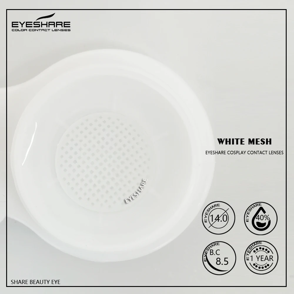 blind lens white mesh halloween cosplay colored contact lenses yearly use cosmetic contact lens eye color colored contacts free global shipping