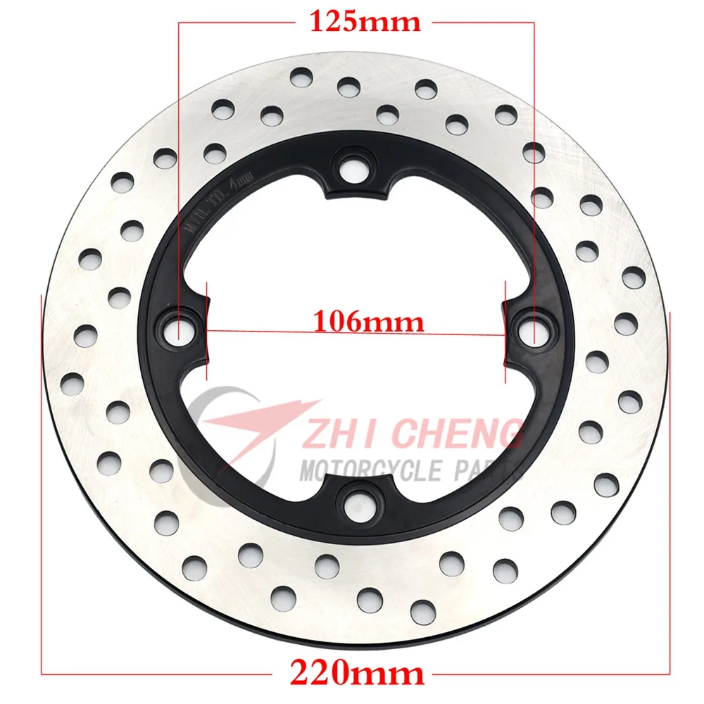 Задний тормозной диск ротор для мотоцикла Honda CBR400 CBR400RR NC29 Gull-Arm 1990-1994 NX4 Falcon NX 4 2002-2005