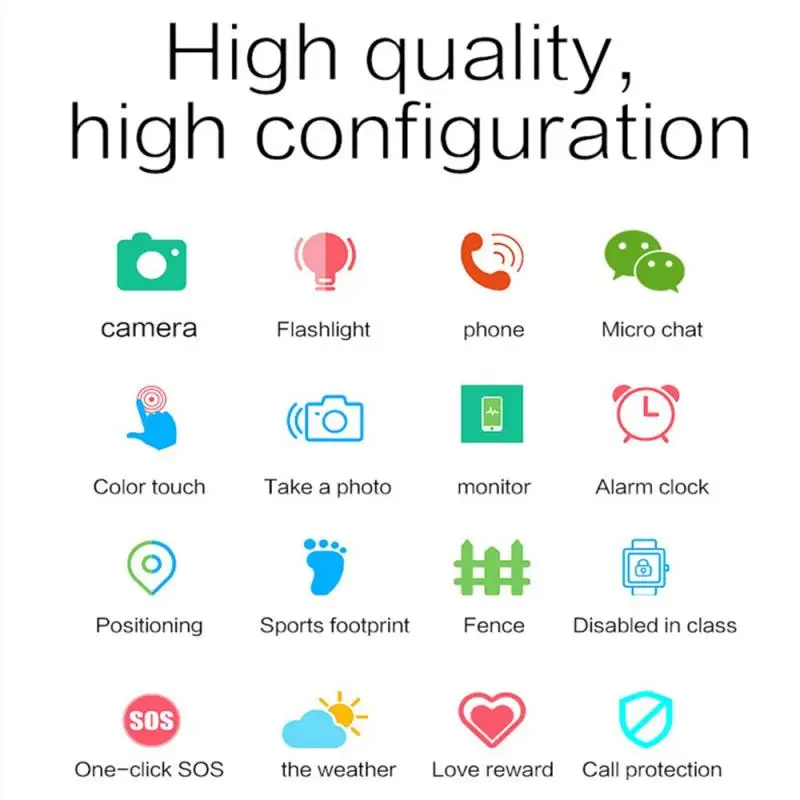 

K21 Children's Smart Watch IP68 Waterproof Smartwatch SOS GPS Tracker Monitor Kids Safety Smart Watch Child Anti-lost Kids Watch
