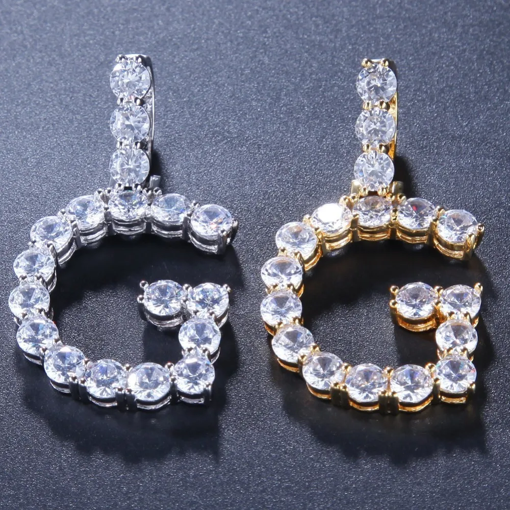 TBTK 26 первоначальных букв медь Iced Out буквы с кристаллами с цепочкой ожерелье Золото унисекс талисманы Роскошные ювелирные изделия подарок