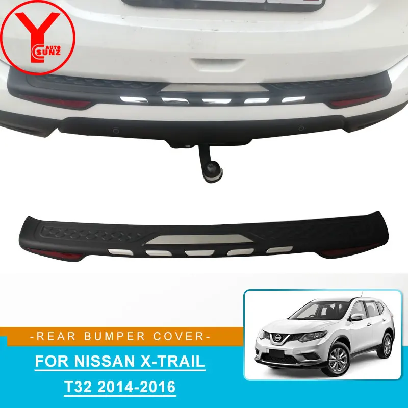 Накладка на задний бампер ABS для nissan x trail t32 2014 2015 2016 автостайлинг аксессуары xtrail