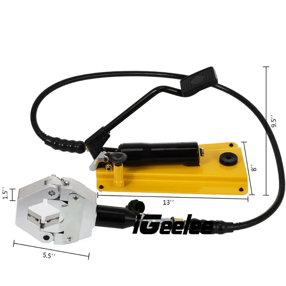 Инструмент для обжима гидравлических шлангов iGeelee с 7 плашками фитингов|hose crimp