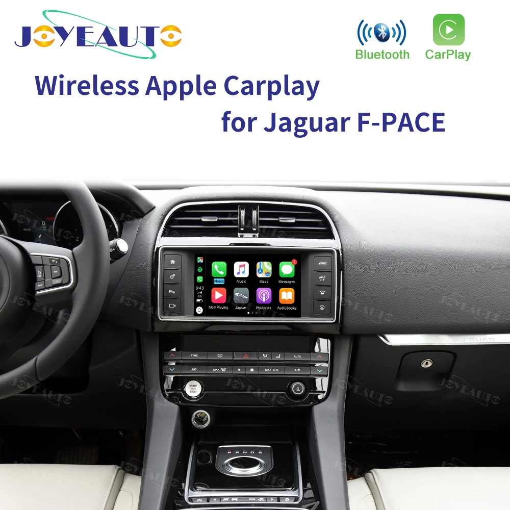Joyeauto беспроводной Apple Carplay для Jaguar F Pace SUV 2015 Android Auto Mirror Wifi iOS13 Автомобильная камера