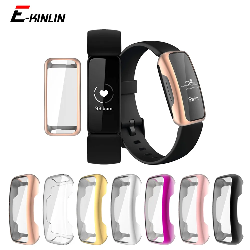 

360 Мягкий ТПУ защитный экран для Fitbit Inspire 2 HR прозрачный Ультратонкий силиконовый чехол для часов