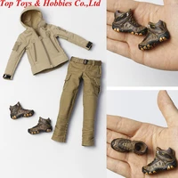 16 action figure female clothes 12 inch modern military hard shell jacket tactical pants outdoor shoe model set