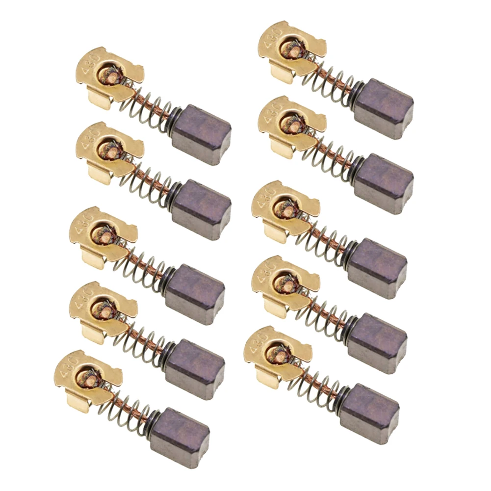 

10pcs Carbon Brushes 7*7*10mm For CB-430 BGA450 BGA452 DGA452 GA400 BGA402 For 18V Angle Grinder For Makita Power Tool