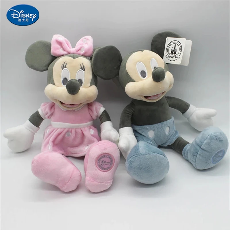 

Disney Mickey Mouse Minnie 35cm Plush Stuffed Toy Anime Soft Doll Plush Doll Toy Gift Kawai for Children Christmas Birthday Gift