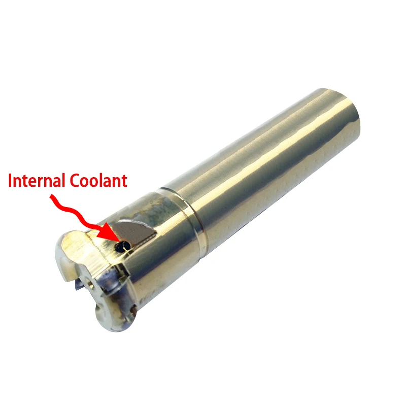 

1pc ZCC 32mm Milling Cutter FMR01-032-XP25-RC10-02C Internal Coolant 2 Teeth Lathe Support Tool Holder for RCKT10T3