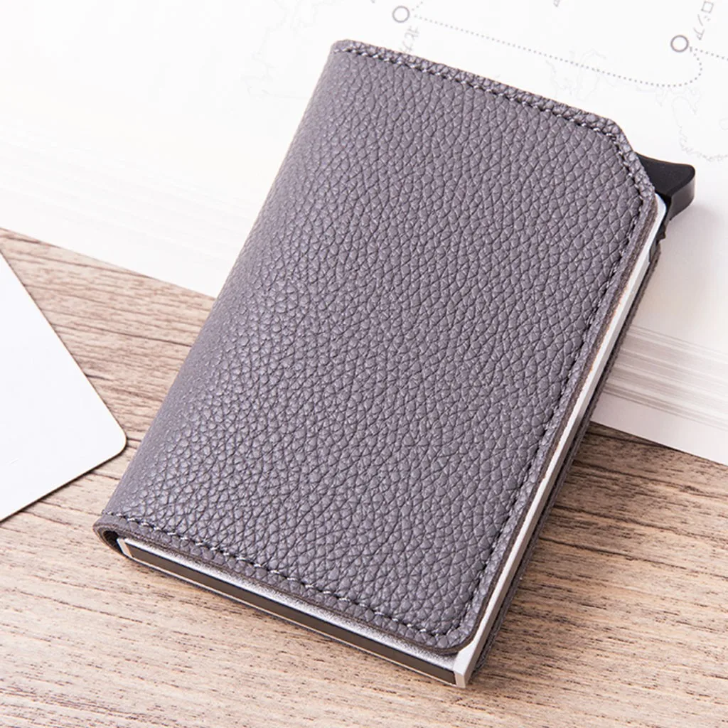 Модный защитный кошелек для карт мужчин и женщин футляр паспорта удостоверения