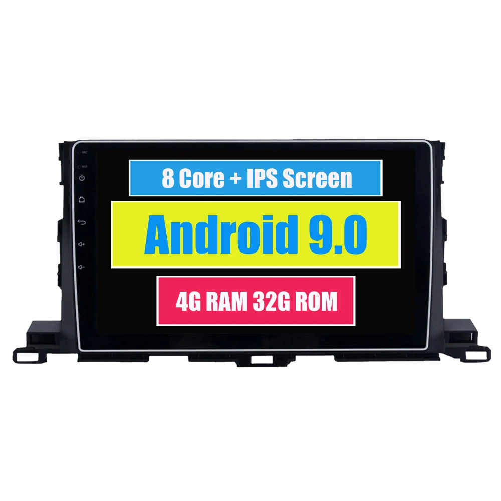 Автомагнитола для Toyota Prado 120 2004 2009 Android 9 0 8 дюймов Bluetooth автомобильное радио