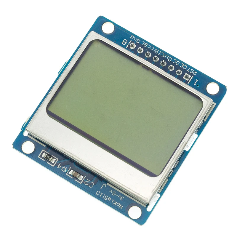 1 шт. новый модуль с белой подсветкой 84*48 84x84 ЖК адаптер PCB для Nokia 5110|ЖК-модули| |