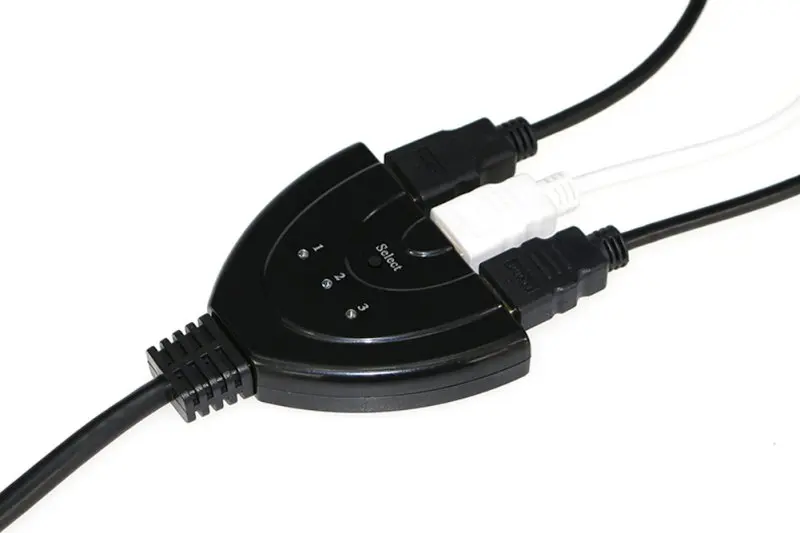 3 порта HDMI 1 1080P переключатель сплиттер концентратор коробка кабель для HDTV DVD