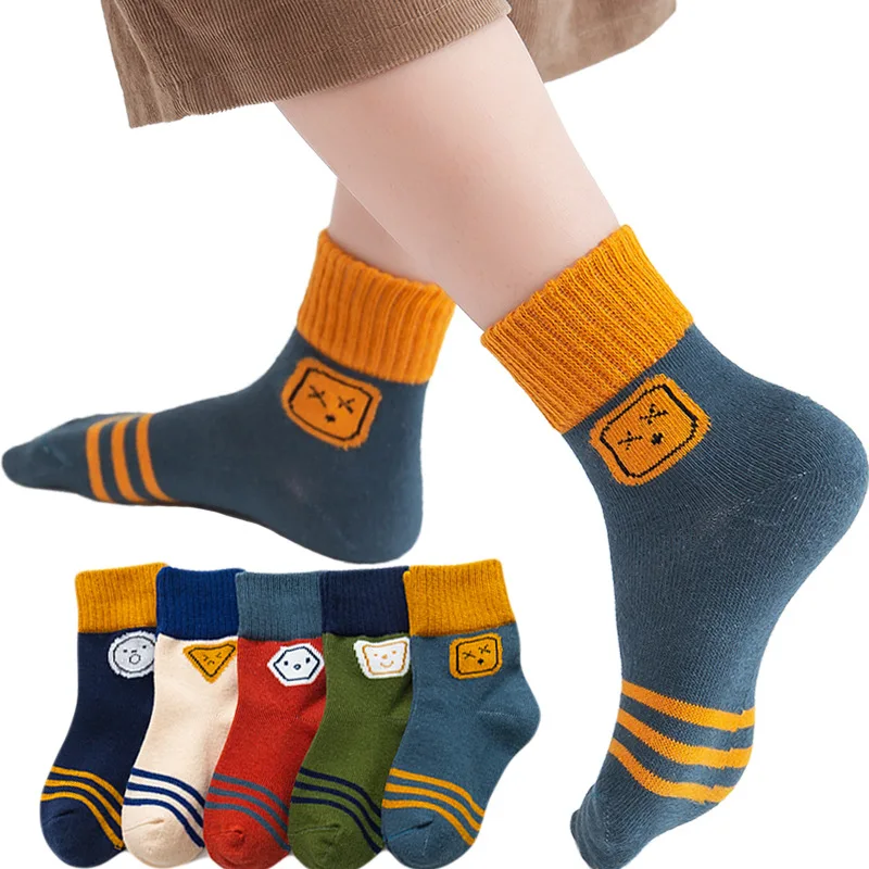 Детские осенне-зимние новые толстые и теплые прочные носки | Детская одежда обувь