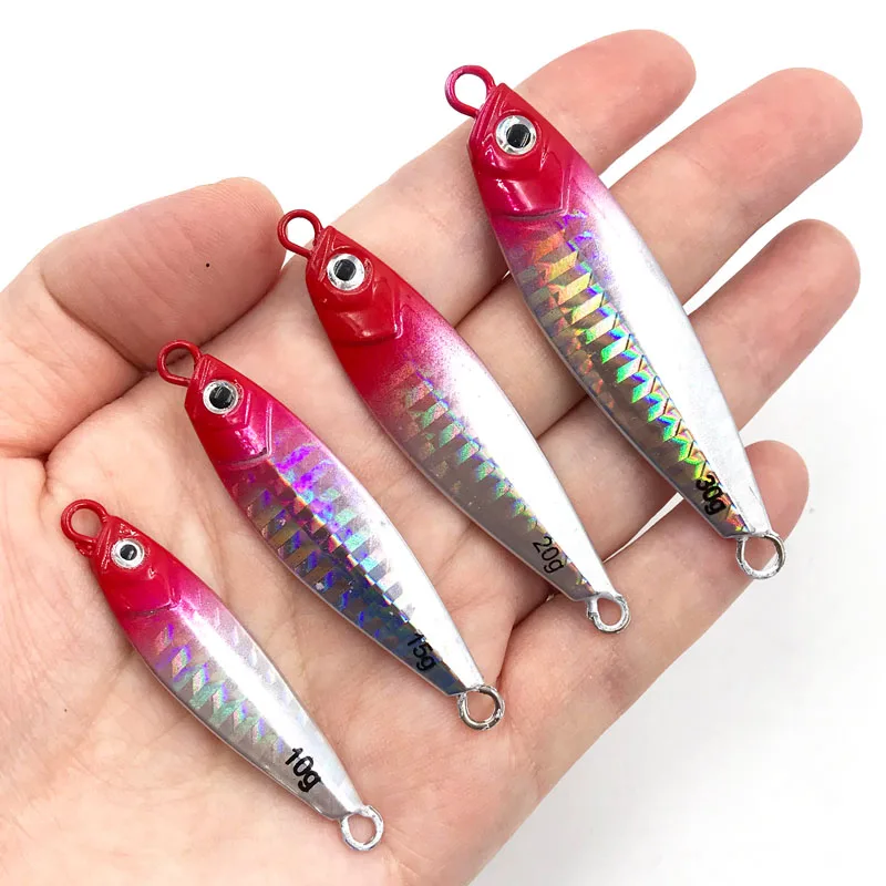 Металлическая рыболовная джиг наживка набор 5 шт./коробка приманки воблер