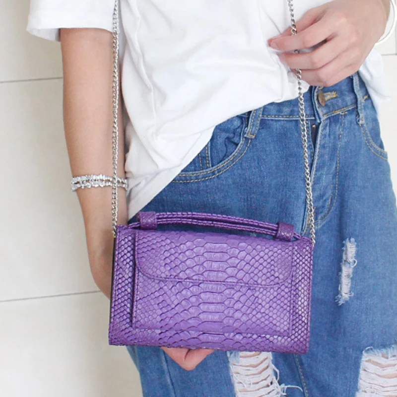 Кожаный Длинный кошелек женские кошельки привлекательный со змеиным рисунком