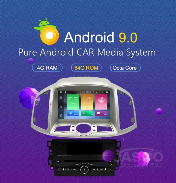4G ram Android 9,0 автомобильный DVD стерео для Chevrolet Captiva Epica 2012 2013 авто радио gps навигация Мультимедиа Аудио