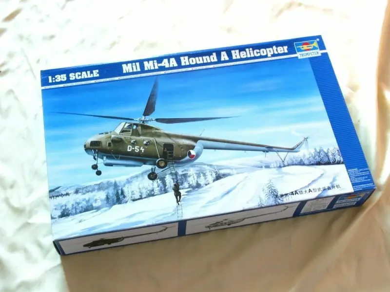 Trumpeter 05101 1/35 Mli Mi-4A Hound A Helicopter Single Rotor Plane Model Kit TH06822-SMT6