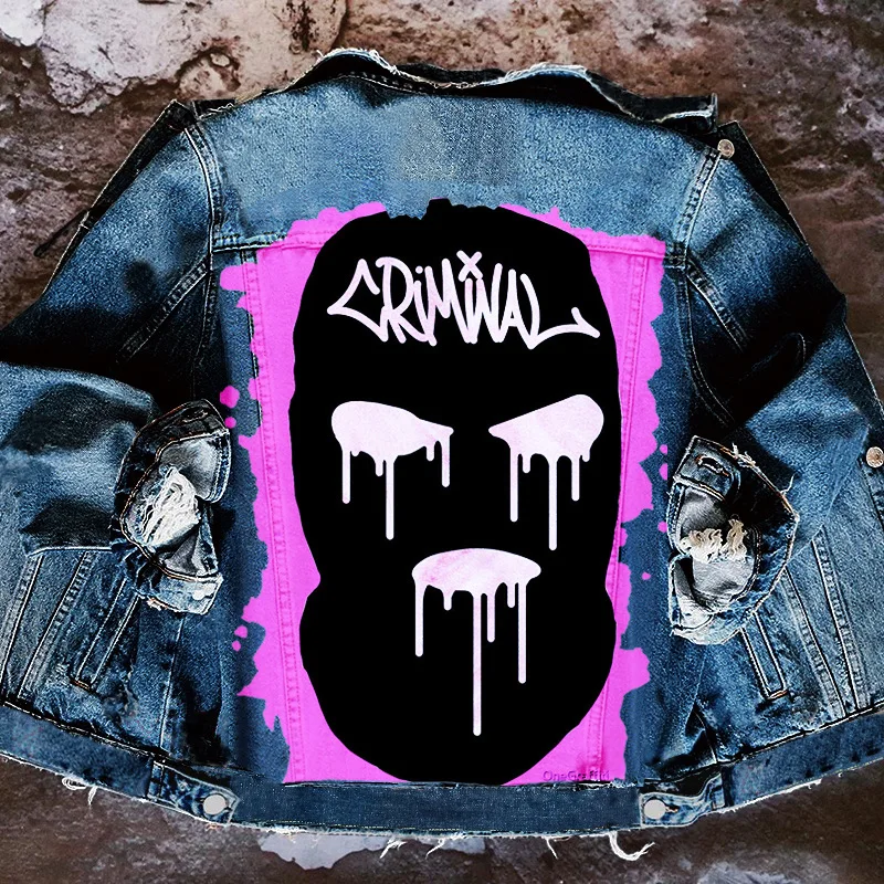 

2021 Winter Fashion Women Denim Jacket Coat Boyfriend Loose Print Single-breasted Turn-down Collar Long Sleeve Female Jacket New