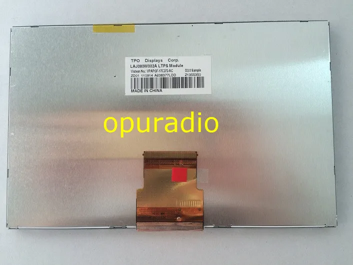 Оригинальный TPO 8-дюймовый ЖК-дисплей LAJ080W002A экран для Jaguar XJ S80L автомобильный DVD GPS