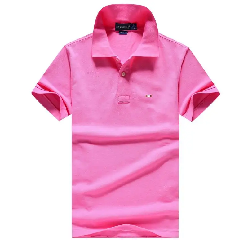Топ качество 2020 летние мужские рубашки поло с коротким рукавом 100% хлопок большие