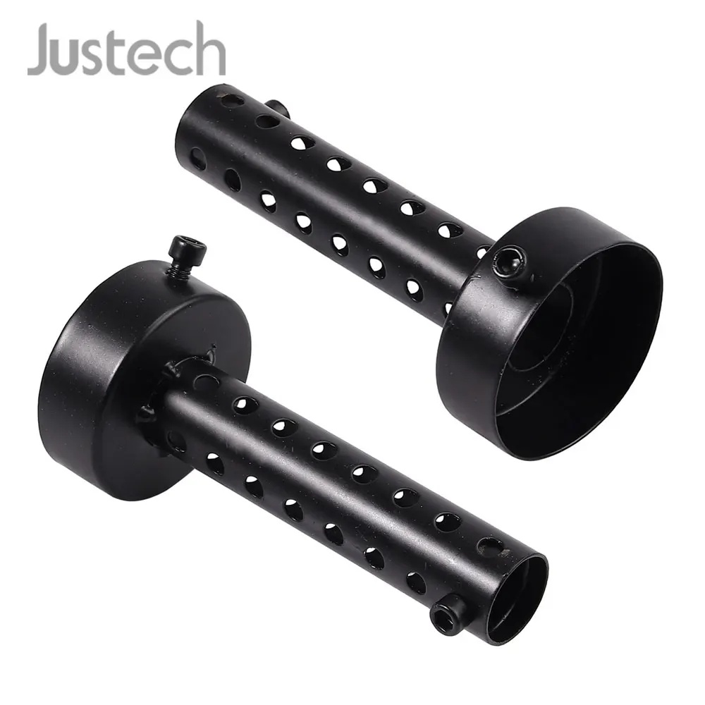 Jutech 2 шт. Универсальный длинный глушитель съемный для мотоцикла 60 мм выхлопной