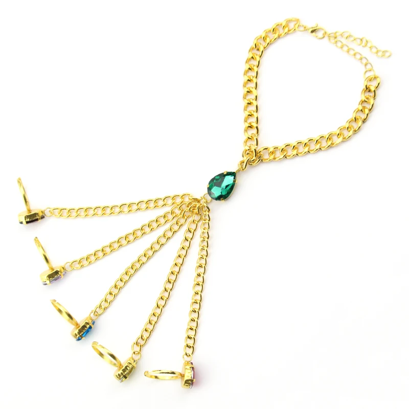 Браслет с перчаткой бесконечной силы браслеты-манжеты драгоценным камнем для