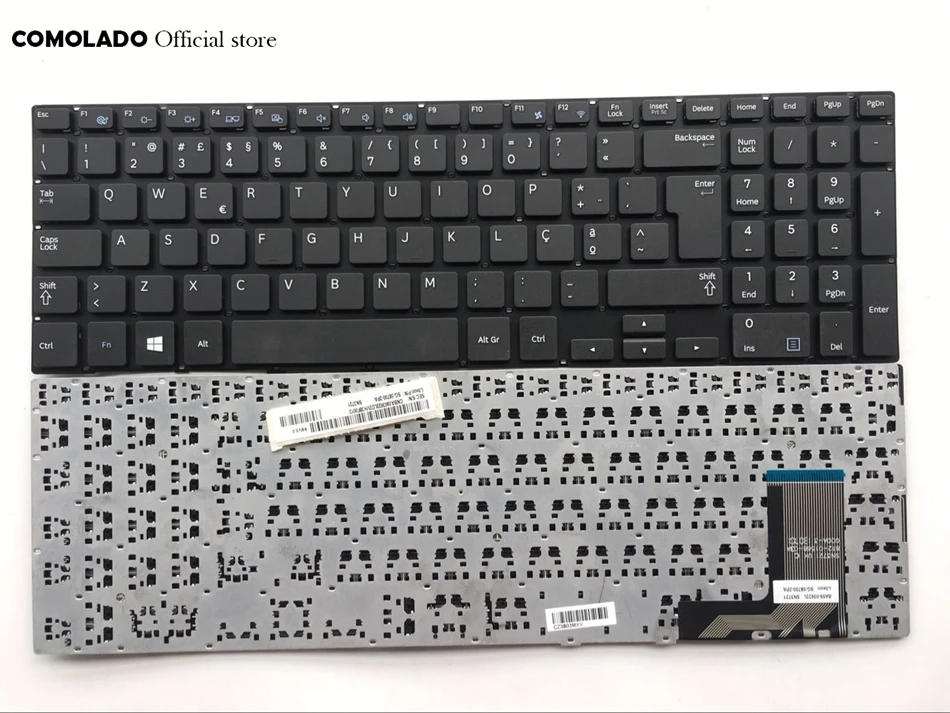 PO Portugal клавиатура для Samsung 370R5E 370R5V NP370R5V 510R5E 450R5E 450R5V белая и черная ноутбука