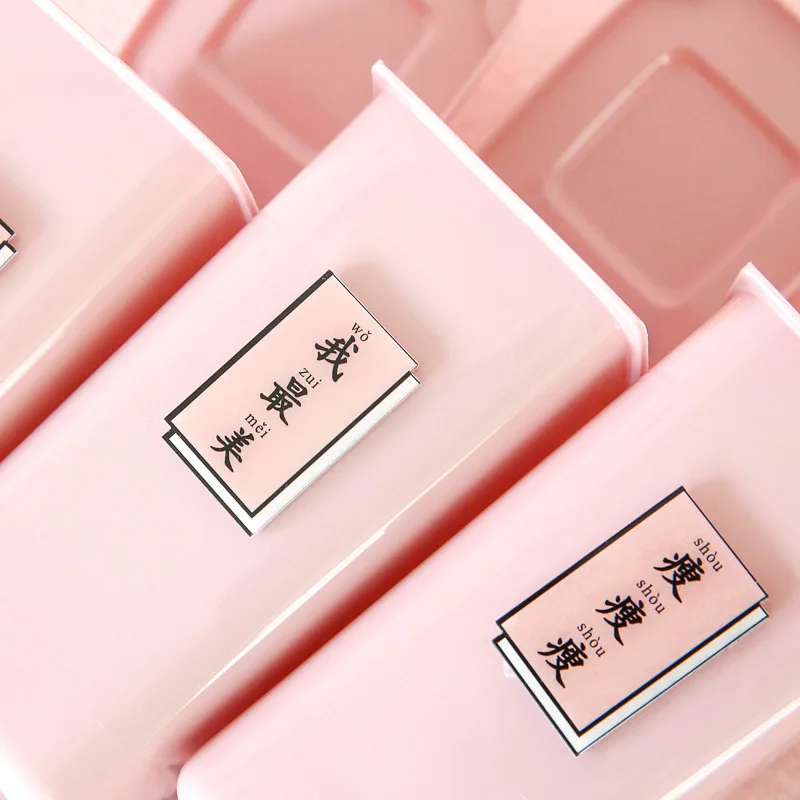 

Кавайная корзина для мусора, розовый фотоорганайзер, контейнер для хранения большой емкости, чехол для карандашей, школьные канцелярские п...