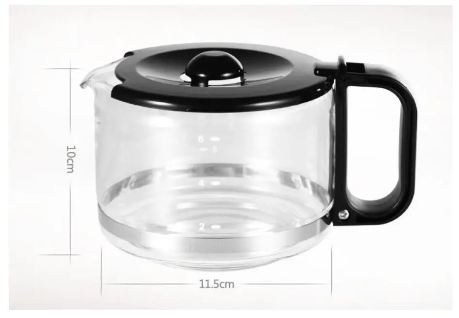 

coffee maker part IR8l71 household glass drip Coffee machine accessories 0.6L hand hold cafe pot coffee glass tea pot
