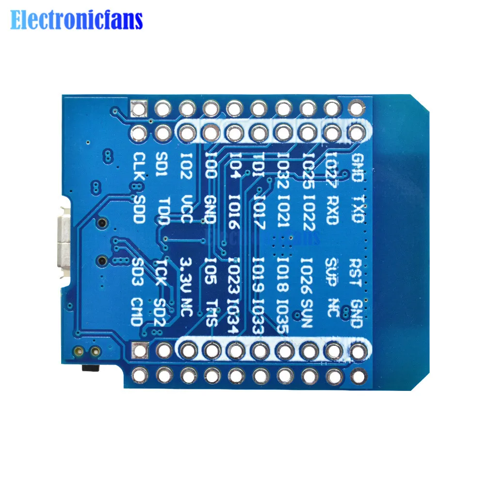 Беспроводной Wi Fi + Bluetooth для Wemos MINI D1 ESP32 ESP 32S модуль с контактами Mini Esp8266 CP2102|module