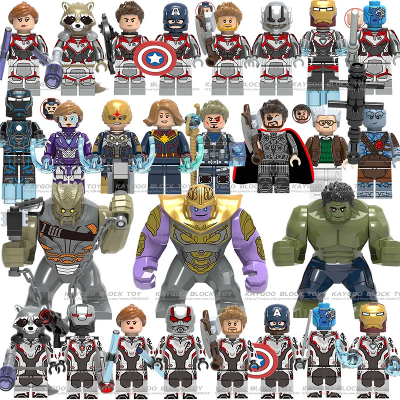 27pcs 34 шт./лот, строительные блоки Marvel, супергерои, Мстители, DC, Человек-паук, Бэтмен, Железный человек, танос, Тор, модели, набор кирпичей, детская игрушка - Цвет: 27pcs