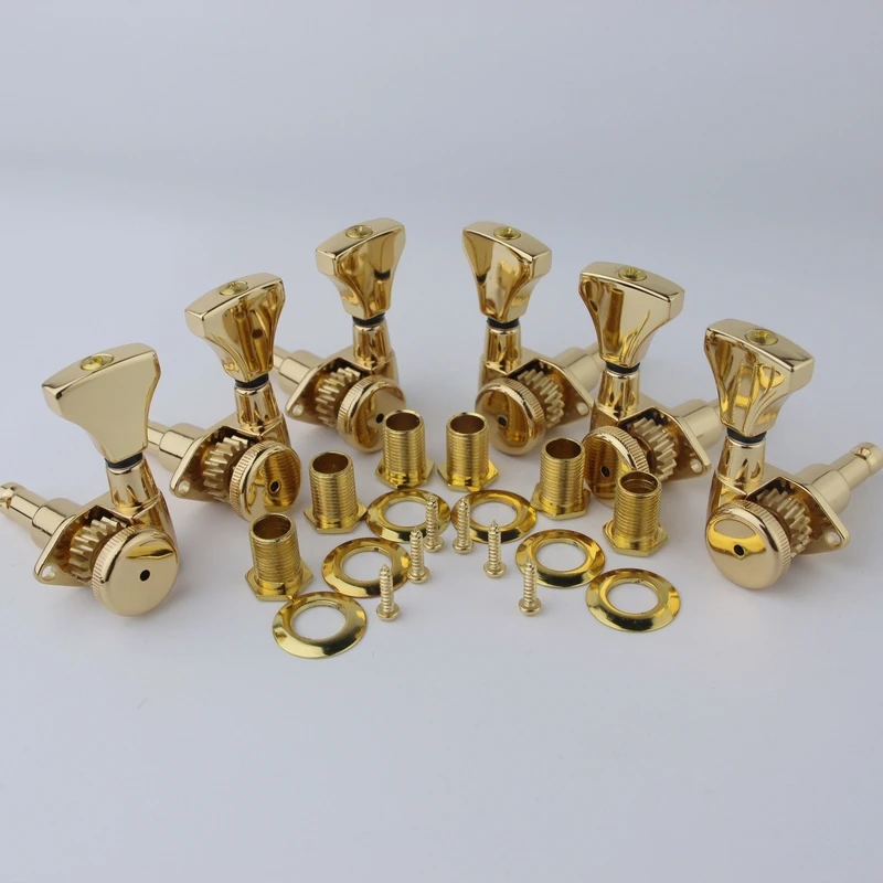 

1 компл. Хипshot стиль захват блокировки гитары Тюнинг машины 3 + 3 золото