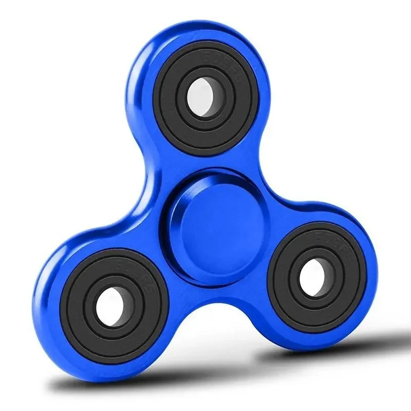 

Decompression triangle finger top gyro fidget spinner metal toys rotating fngertip anti stress child gift office decoration
