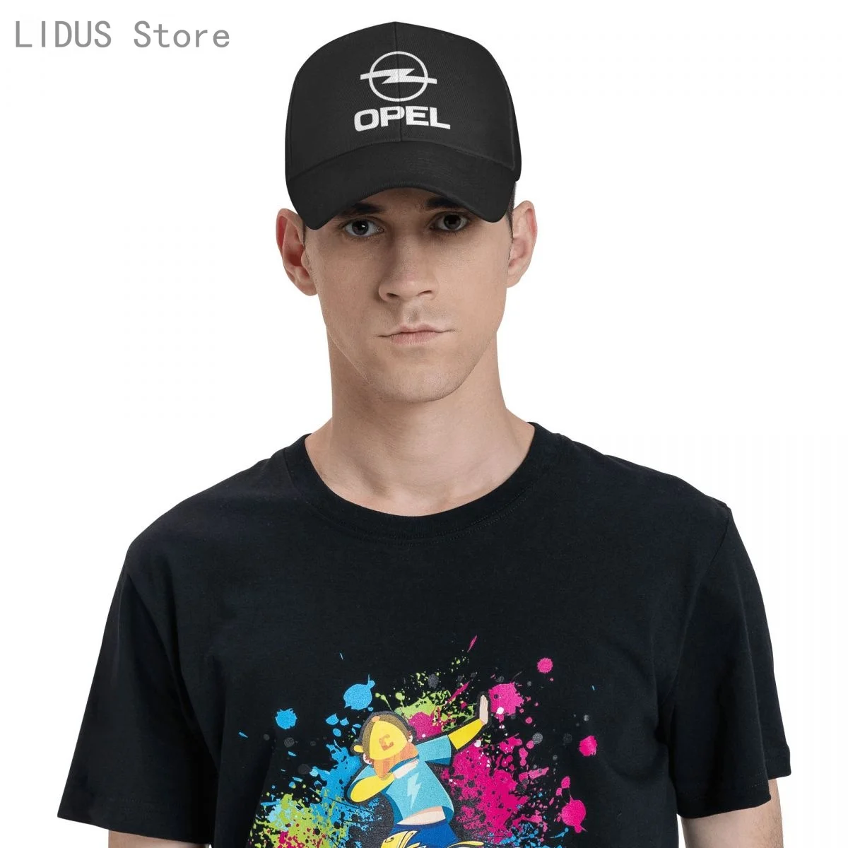 

Fashion hats New Opel Printing baseball cap Men and women Summer Caps New Youth sun hat