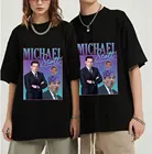 Майкл Скотт, мужские футболки с принтом почетного офиса, футболки с коротким рукавом, футболки из хлопка с изображением героев сериала Хейт