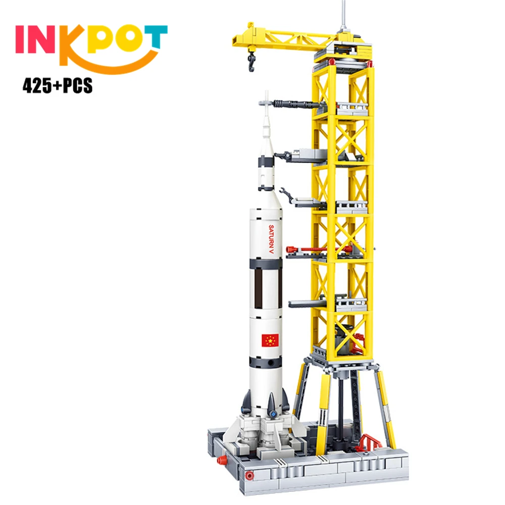 Набор строительных блоков 3 в 1 Аэрокосмическая модель техника имитация