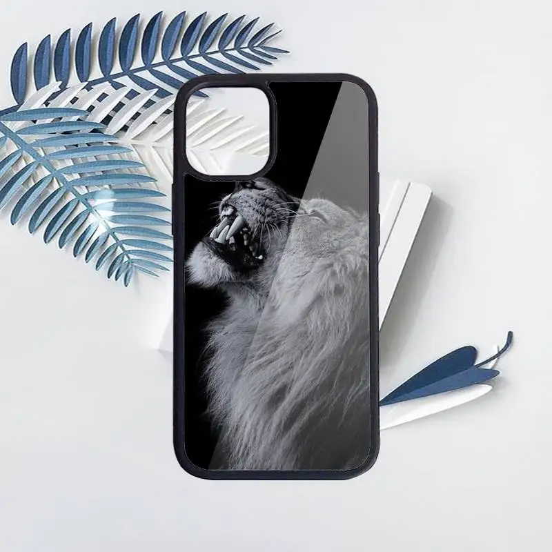 

animal Wolf Lion Fierce Phone Case for iPhone 11 12 pro XS MAX 8 7 6 6S Plus X 5S SE 2020 XR Hard PC