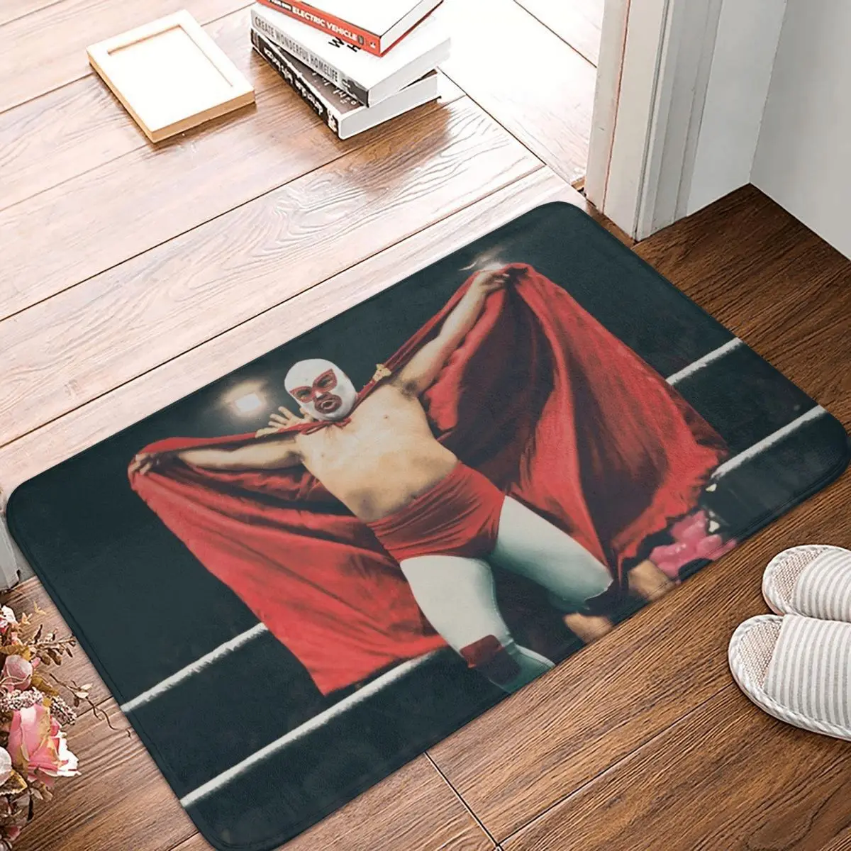 

Nacho Libre Doormat Carpet Mat Rug Polyester PVC Non-Slip Floor Decor Bath Bathroom Kitchen Balcony 40x60