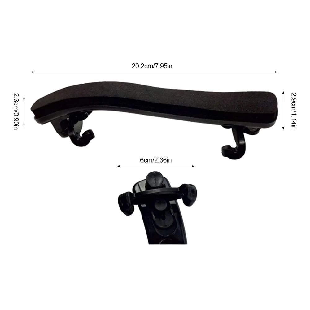 

Violin Shoulder Rest Foldable and Height Adjustable Rubber Violin Shoulder Violin Parts & Accessories