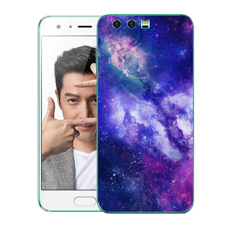 Силиконовый чехол для Huawei Honor 9 Scape чехлы с принтом Premium Capa мягкие из ТПУ