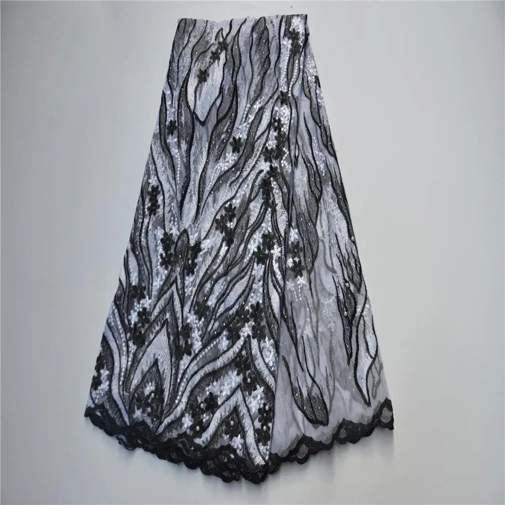 2020 новейшая африканская кружевная ткань с вышивкой нигерийское Сетчатое кружево