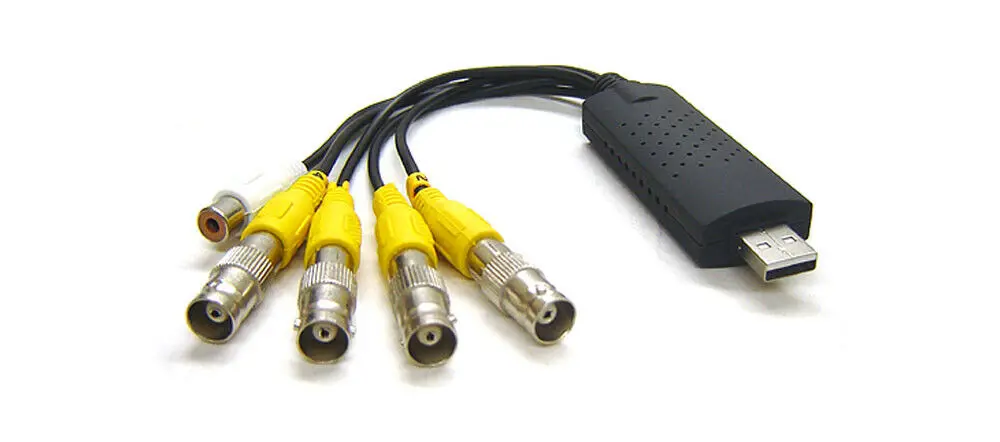 

4-канальный CCTV к USB адаптер DVR камера Quad Video переключатель для ПК