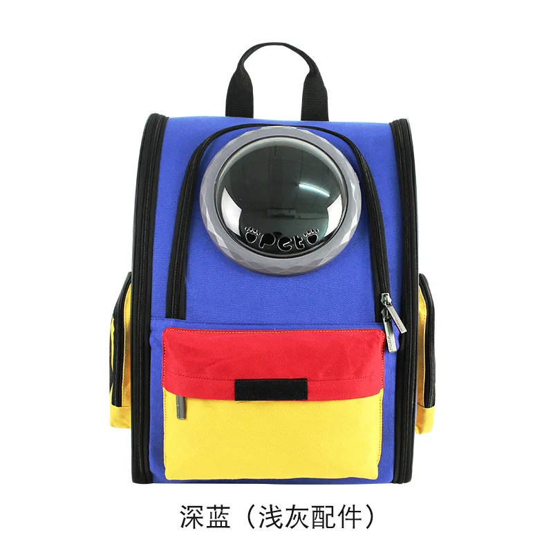 Воздухопроницаемая сумка для кошек вместительная рюкзак собак Холщовый Рюкзак