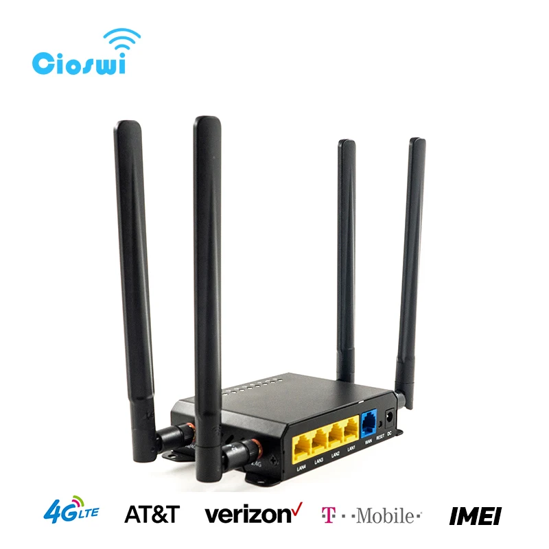 300Mbps 4G LTE Router  Wireless WiFi Router With 4G Modem EC25-AFFA SIM Card Slot MT7206A WE826-T2 for North America Full Band